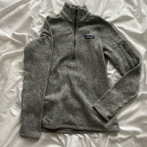 Patagonia Heather Gray Fleece Pullover